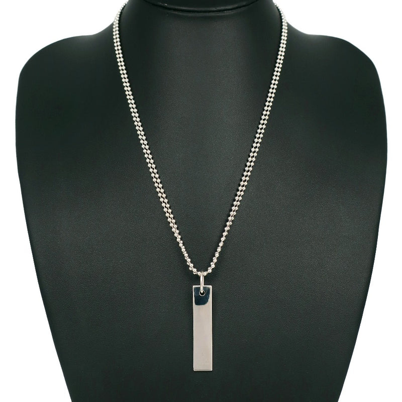 [GUCCI] Gucci logo bar Necklace
