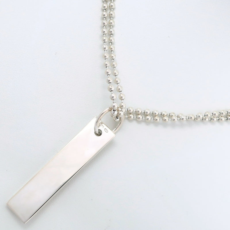 [GUCCI] Gucci logo bar Necklace