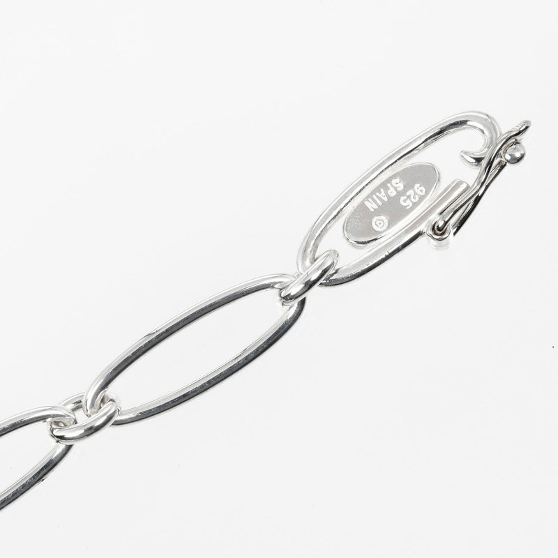 【TIFFANY&Co.】ティファニー
 カーブド ハート ブレスレット
 腕周り約17.3cm シルバー925 約9g Curved heart レディースAランク