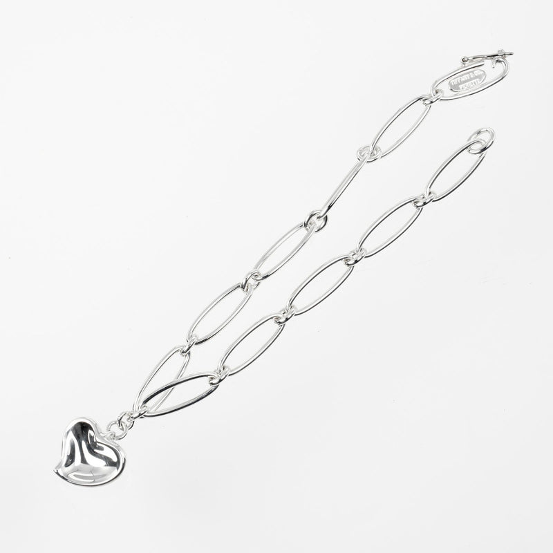 【TIFFANY&Co.】ティファニー
 カーブド ハート ブレスレット
 腕周り約17.3cm シルバー925 約9g Curved heart レディースAランク