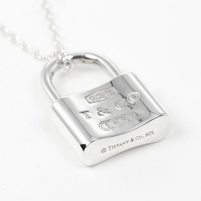 【TIFFANY&Co.】ティファニー
 1837 ロック ネックレス
 シルバー925 約8.8g 1837 Lock レディースAランク