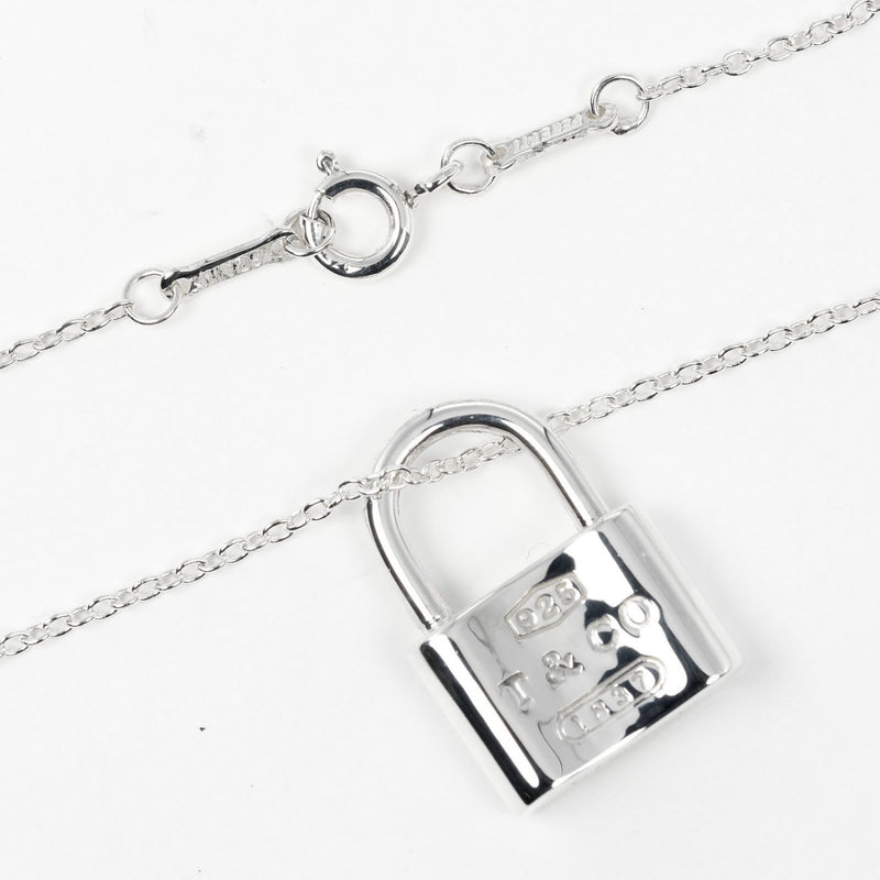 【TIFFANY&Co.】ティファニー
 1837 ロック ネックレス
 シルバー925 約8.8g 1837 Lock レディースAランク