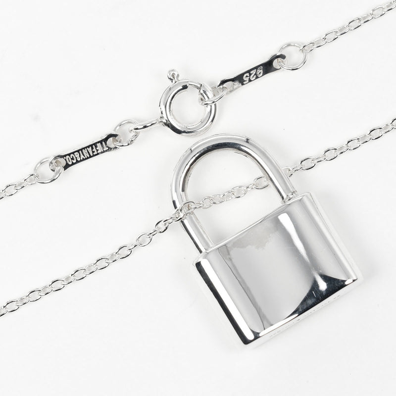 【TIFFANY&Co.】ティファニー
 1837 ロック ネックレス
 シルバー925 約8.8g 1837 Lock レディースAランク