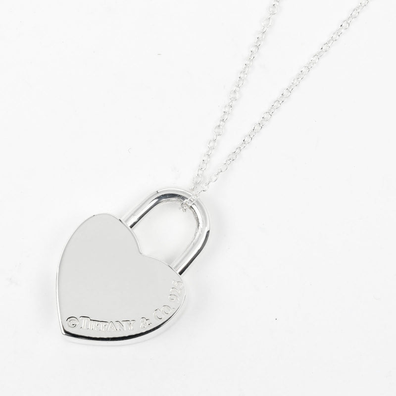 【TIFFANY&Co.】ティファニー
 リターントゥ ハートロック ネックレス
 シルバー925 約9.2g Return to heart lock レディースAランク