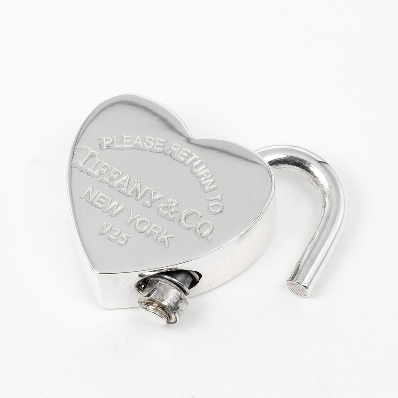 【TIFFANY&Co.】ティファニー
 リターントゥ ハートロック ネックレス
 シルバー925 約9.2g Return to heart lock レディースAランク