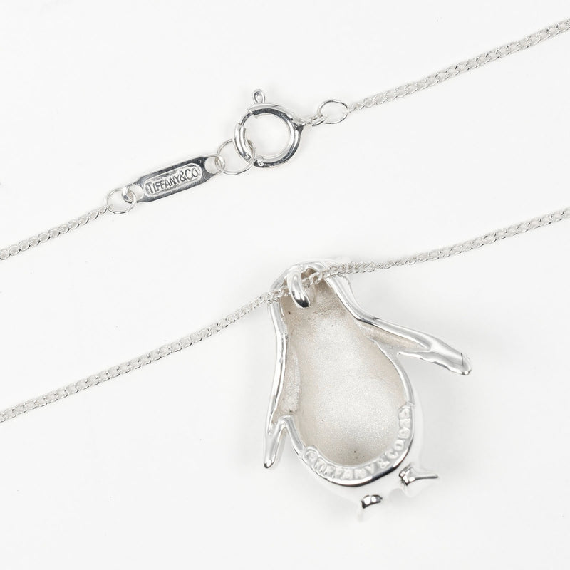 【TIFFANY&Co.】ティファニー
 ペンギン ネックレス
 シルバー925 約4.66g Penguin レディースAランク