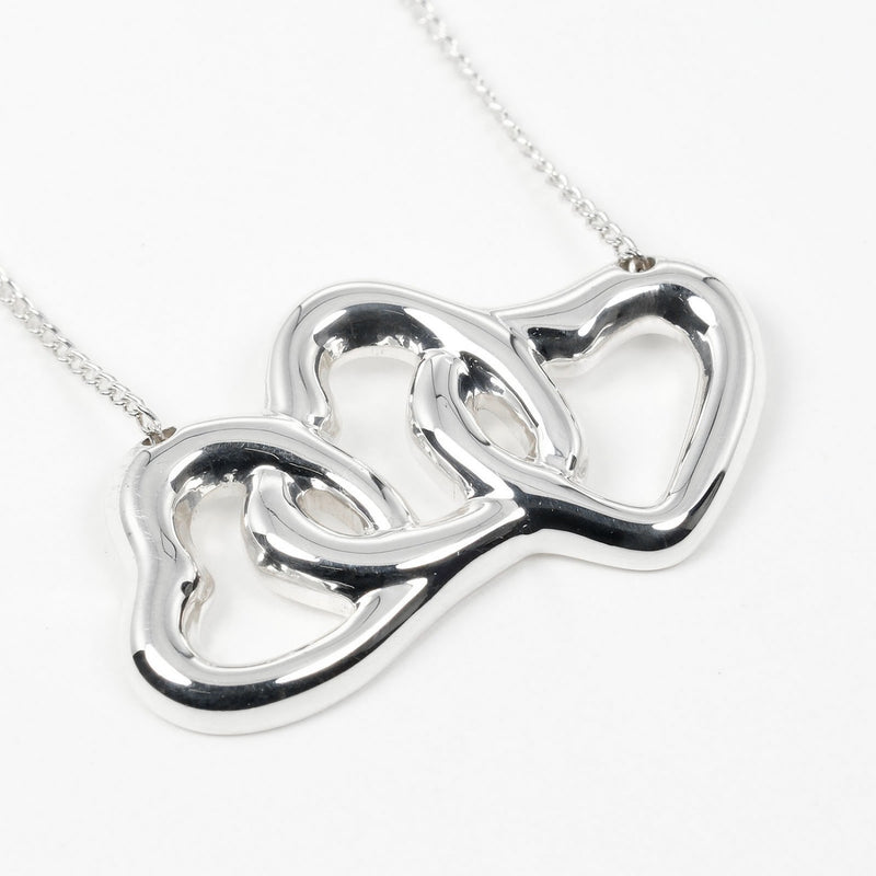 【TIFFANY&Co.】ティファニー
 トリプルハート ネックレス
 シルバー925 約4g Triple heart レディースAランク