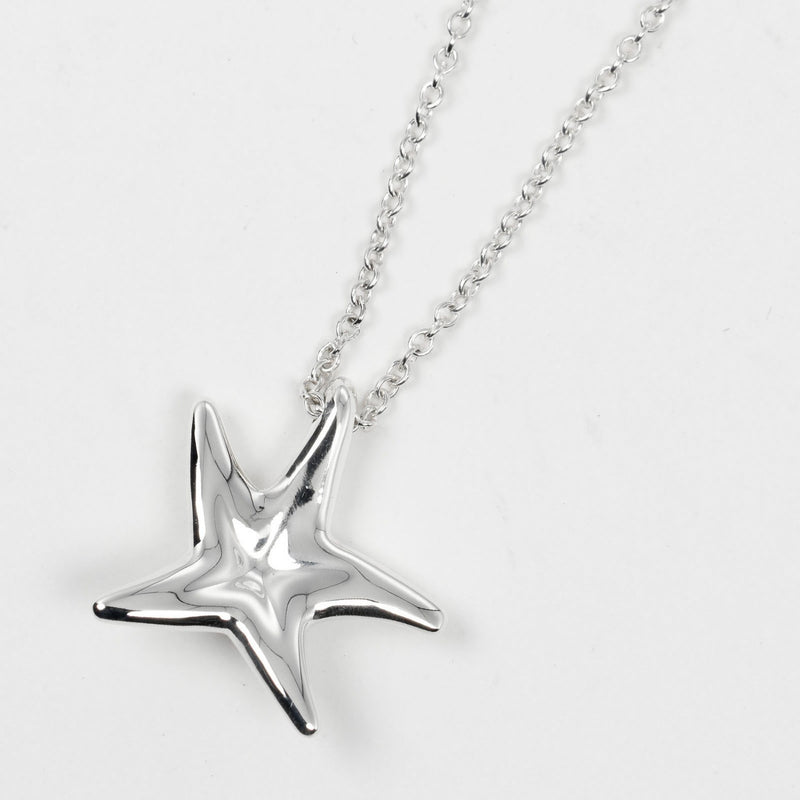 【TIFFANY&Co.】ティファニー
 スターフィッシュ ネックレス
 シルバー925 約2.86g Star fish レディースAランク