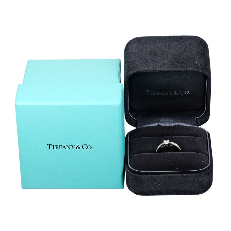 【TIFFANY&Co.】ティファニー
 ハーモニー エンゲージメント 5号 リング・指輪
 0.25ct VVS2/G/2EX/VG Pt950プラチナ×ダイヤモンド 約2.75g harmony engagement レディースAランク