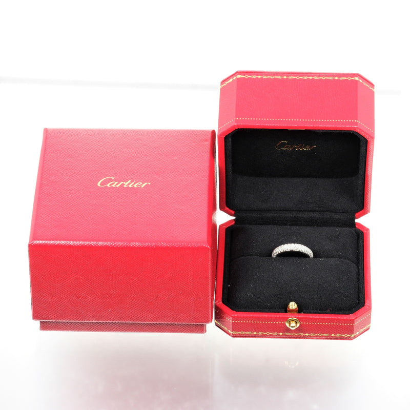 【CARTIER】カルティエ
 ミミスター 7号 リング・指輪
 Pt950プラチナ×フルパヴェ ダイヤモンド 約3.75g Mimister レディースAランク