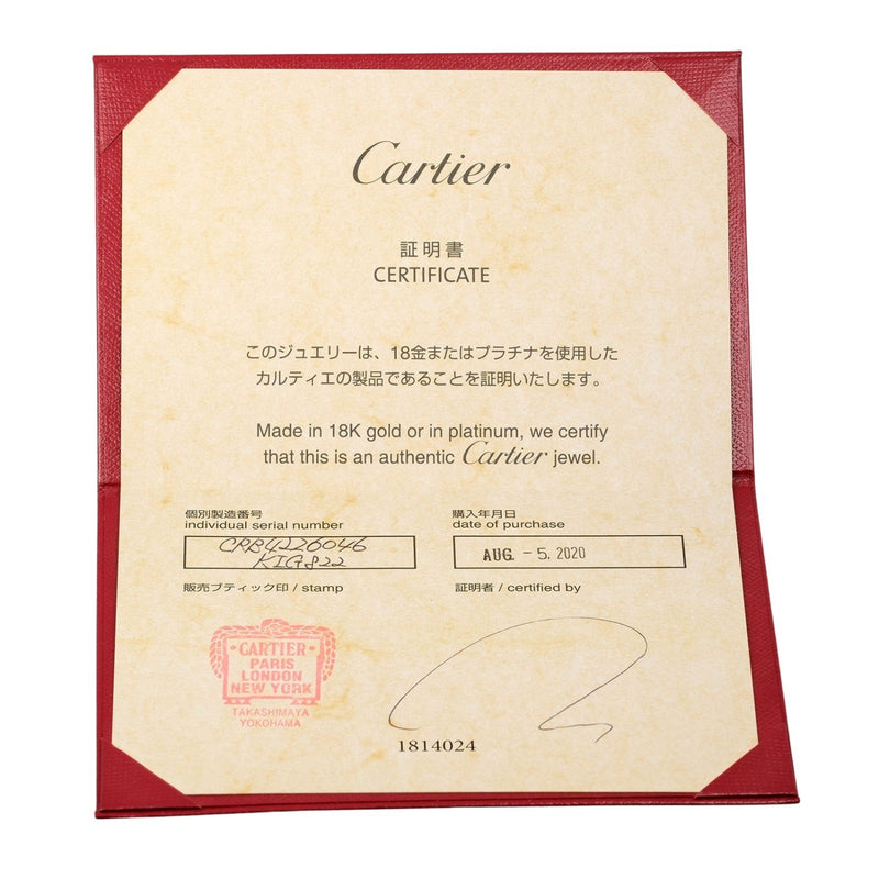 【CARTIER】カルティエ
 ジュストアンクル 6号 リング・指輪
 K18ホワイトゴールド 約3.27g Justin Uncle レディースAランク