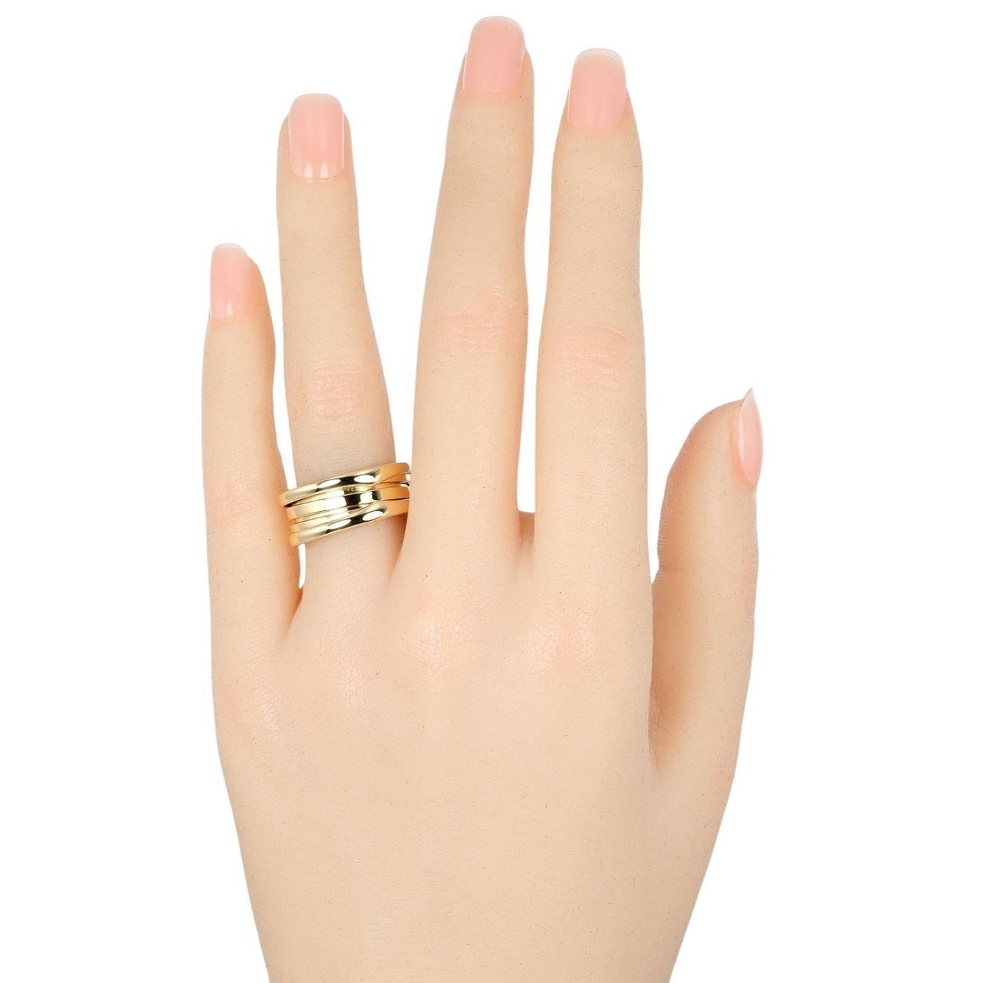 BVLGARI】ブルガリ B.ZERO1 3バンド リング・指輪 ビーゼロワン 11号