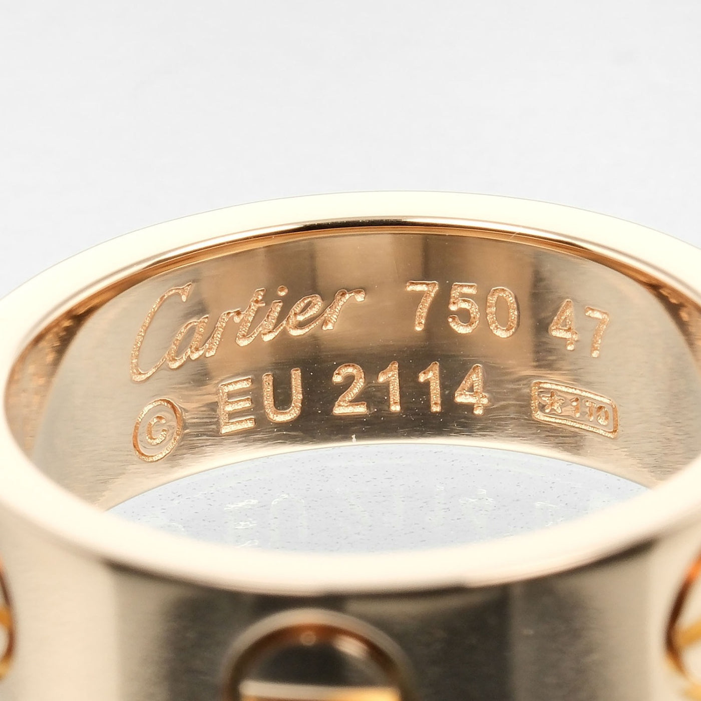 CARTIER】カルティエ ラブ リング・指輪 7号 – NISHIKINO VINTAGE KYOTO