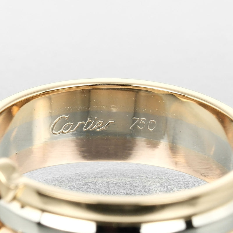 【CARTIER】カルティエ
 2C 11.5号 リング・指輪
 スリーカラー K18イエローゴールド×K18ピンクゴールド×K18ホワイトゴールド 約4.47g 2C レディースAランク