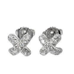 【希少】ティファニー クロスステッチ ラージサイズ ピアス 片耳用 6446 希少】ティファニー クロスステッチ ラージサイズ ピアス 片耳用