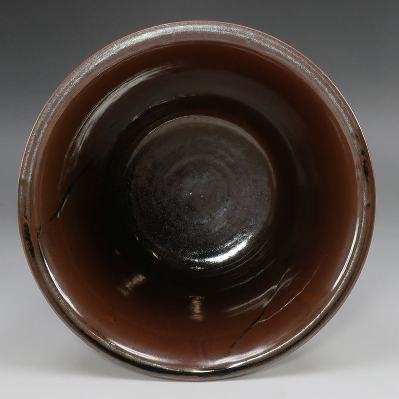 [kyoyaki] Kyo-yaki hecho por Makatsu Kosai, vajilla con punta de varilla de hierro vidriado