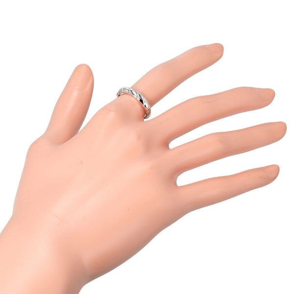 [chaumet] shome 
 Torchard婚姻编号12.5戒指 /戒指 
 PT950白金约6.82克扭曲婚姻女士A+等级