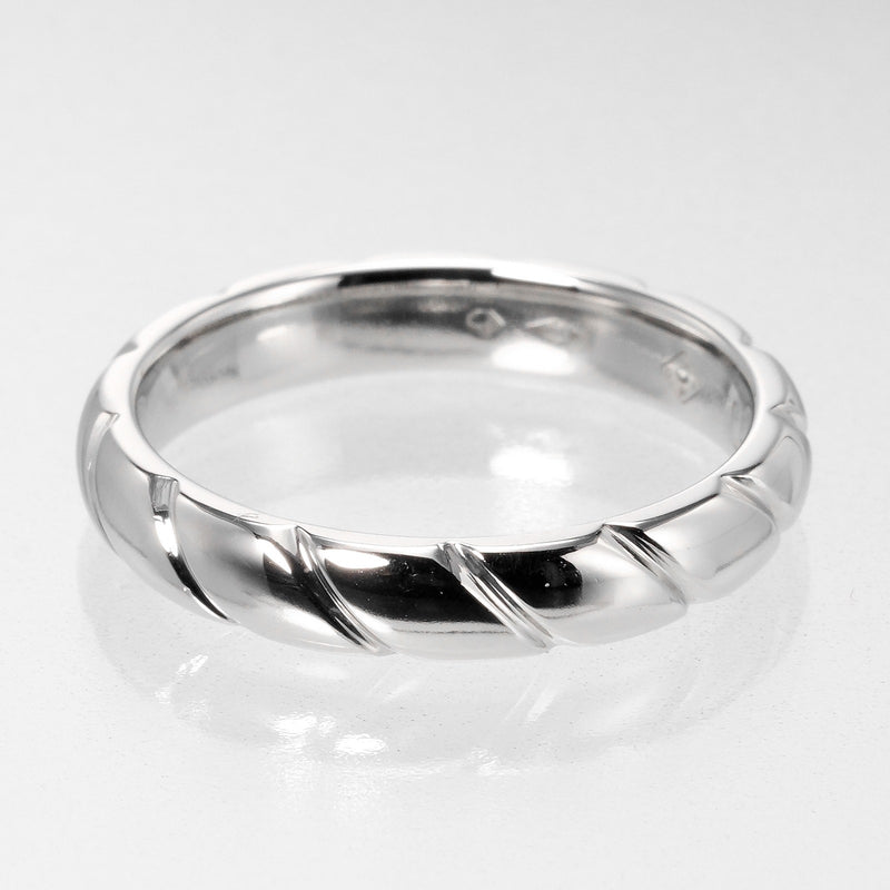 [CHAUMET] Shome 
 Torchard Marriage No. 12.5 Ring / Ring 
 PT950 Platinum about 6.82g TORSADE MARRIAGE Ladies A+Rank