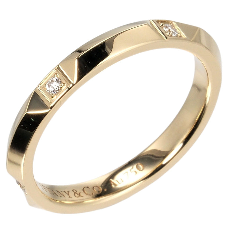 [TIFFANY & CO.] Tiffany 
 True Band 2.5mm 11.5 Ring / Ring 
 5P diamond K18 Yellow Gold x Diamond about 3.41g True Band 0.1 "Ladies A+Rank