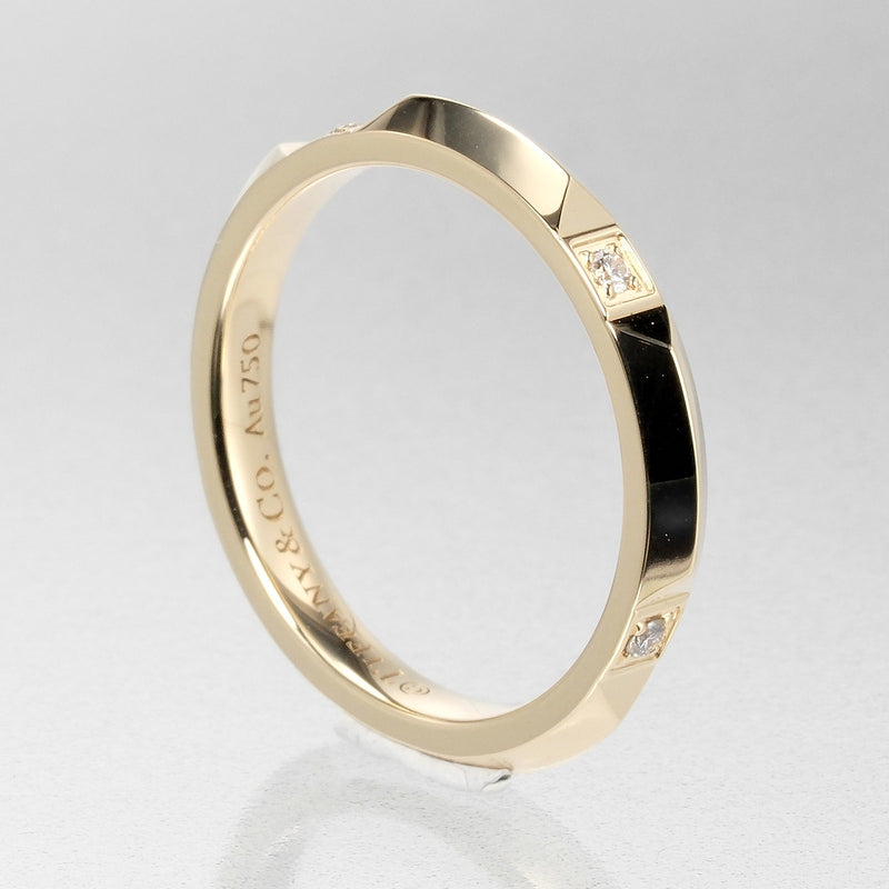 [TIFFANY & CO.] Tiffany 
 True Band 2.5mm 11.5 Ring / Ring 
 5P diamond K18 Yellow Gold x Diamond about 3.41g True Band 0.1 "Ladies A+Rank