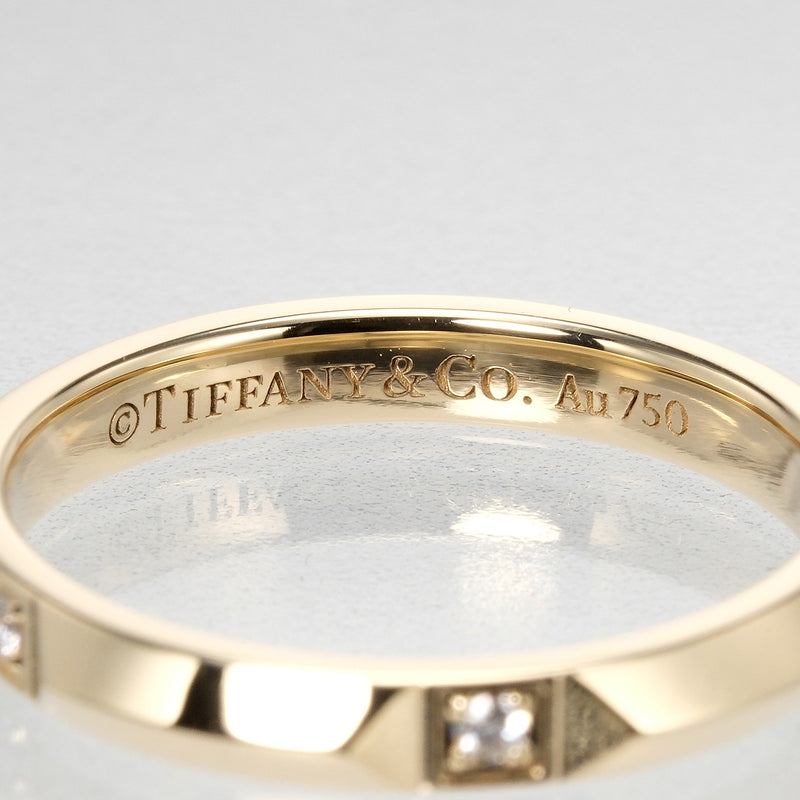 [TIFFANY & CO.] Tiffany 
 True Band 2.5mm 11.5 Ring / Ring 
 5P diamond K18 Yellow Gold x Diamond about 3.41g True Band 0.1 "Ladies A+Rank