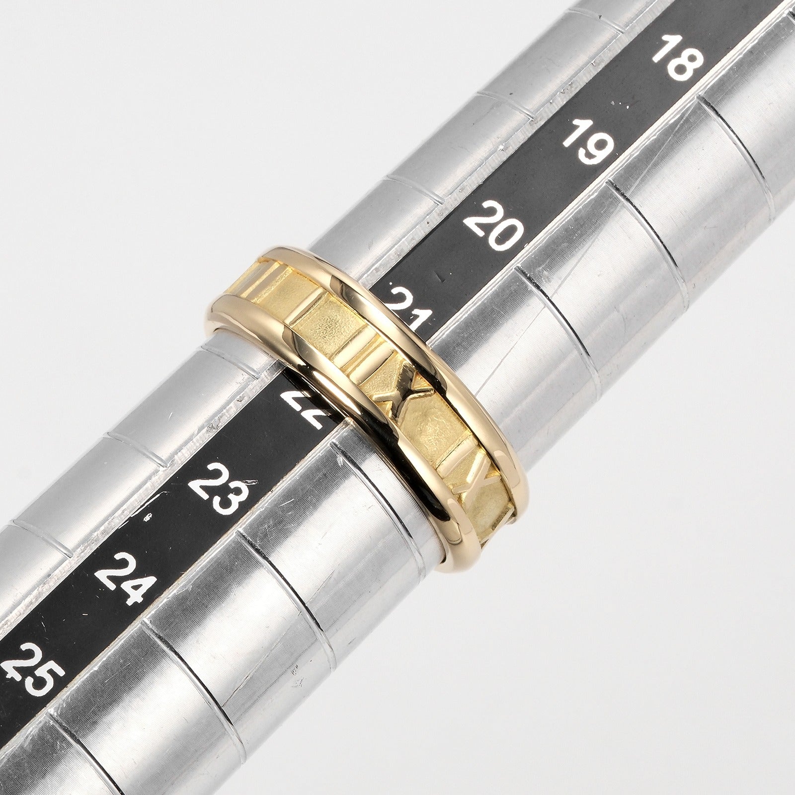 TIFFANY＆CO. ティファニー アトラス リング　21号 TIFFANY&Co.】ティファニー アトラス リング・指輪 21.5号