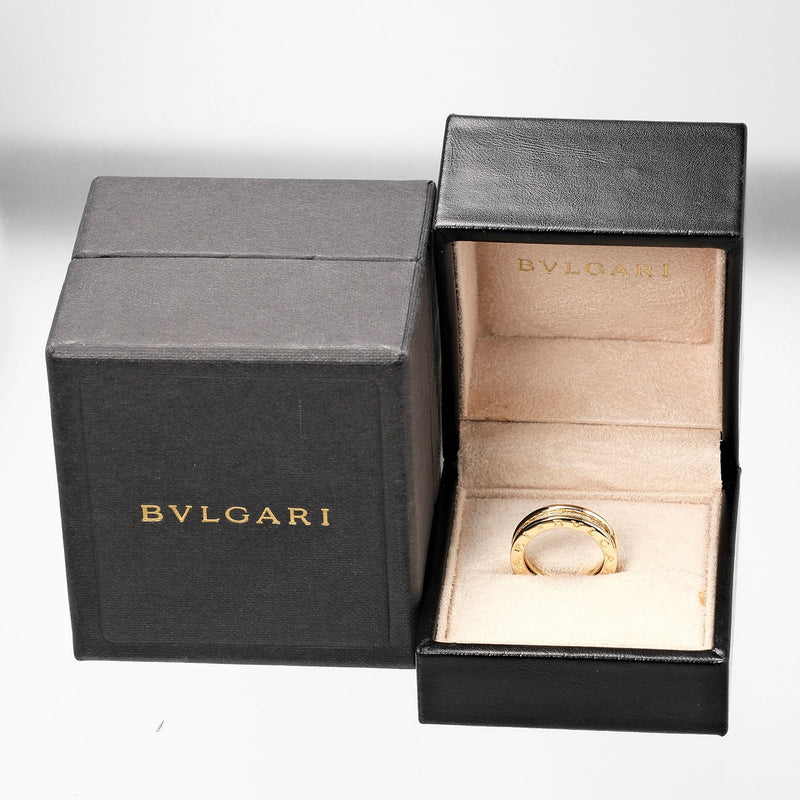 [BVLGARI] Bulgari Beau Zero One XS 1 Band No. 8.5 Ring B.ZERO1 18KYellow Gold x Diamond about 6.8g BE ZERO ONE XS 1 Band Ladies A+Rank