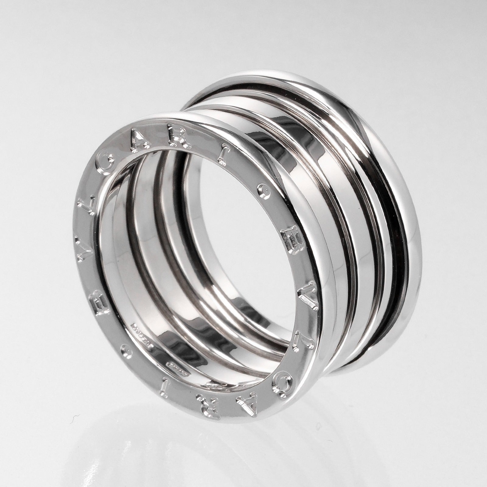 ブルガリ　リング　指輪　ビーゼロワン B-zero1 14号　4バンド BVLGARI】ブルガリ ビーゼロワン 4バンド リング・指輪 B.ZERO1 14号