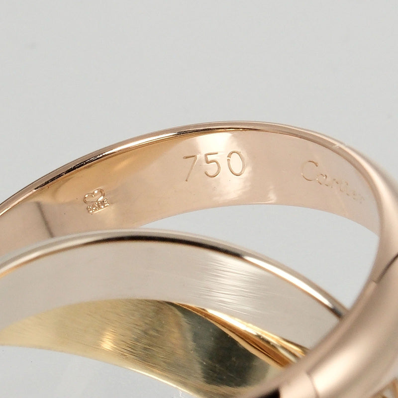 [Cartier] Cartier 
 Trinity No. 9 Anillo / anillo 
 K18 Gold X YG PG WG Aproximadamente 10.58g Trinity Ladies A Rank