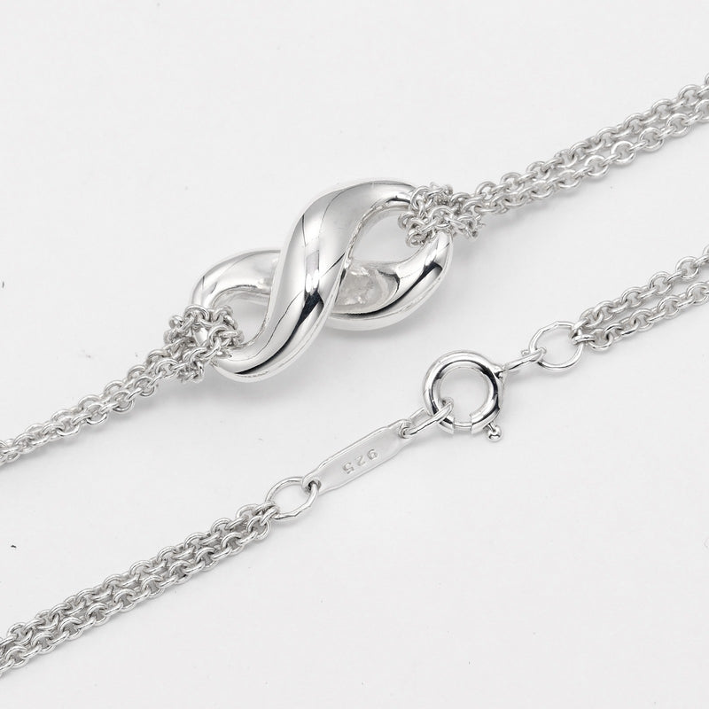 TIFFANY&Co.】ティファニー インフィニティ ダブルチェーン ネックレス シルバー925 約8.77g Infinity Doub –  KYOTO NISHIKINO