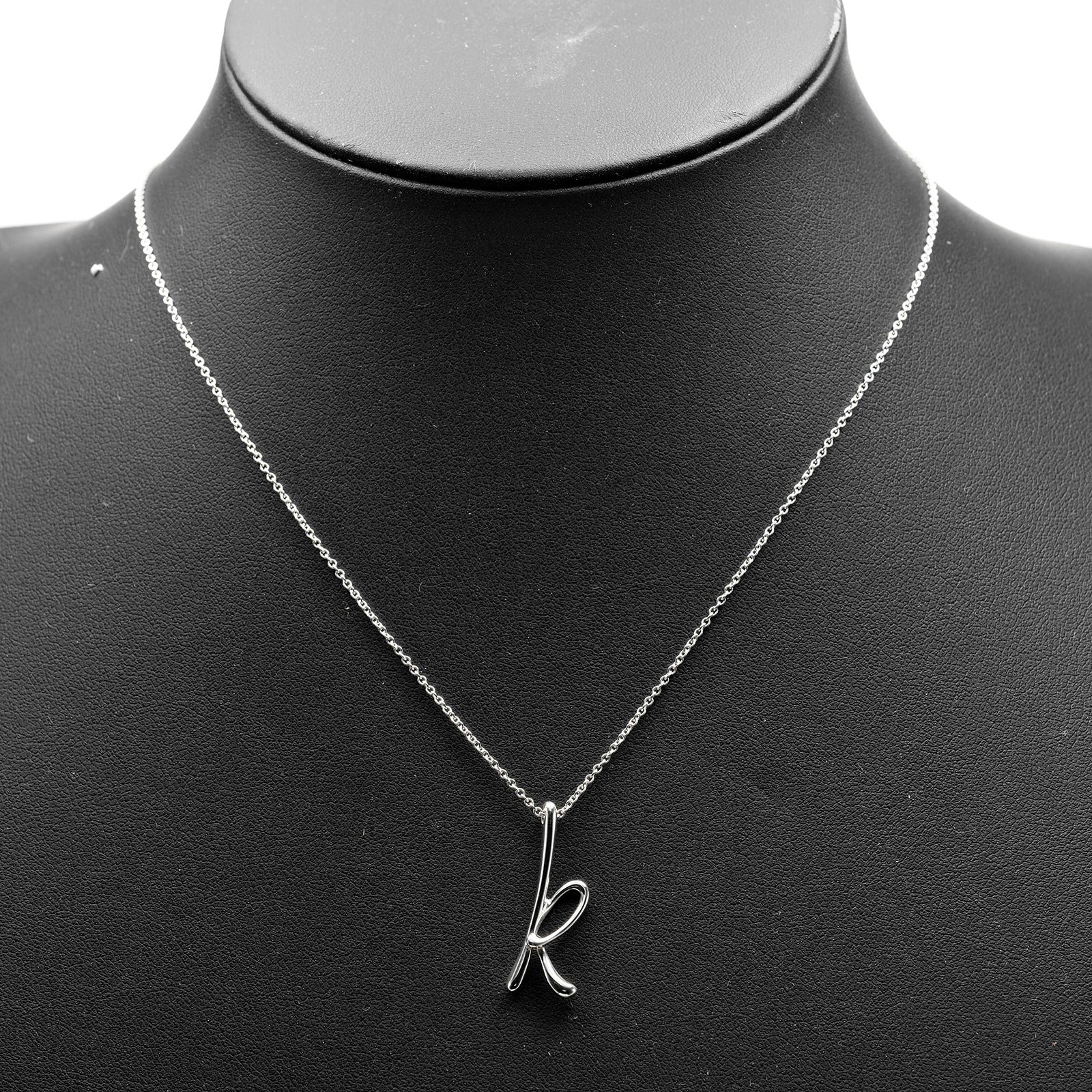 【TIFFANY&Co.】ティファニー レター k ネックレス イニシャル k シルバー925 約2.5g letter k レディースAラ –  KYOTO NISHIKINO