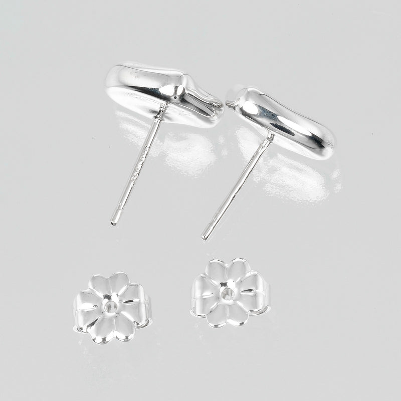 [TIFFANY & CO.] Tiffany 
 Full hart earrings 
 Silver 925 about 3G FULL HEART Ladies A Rank