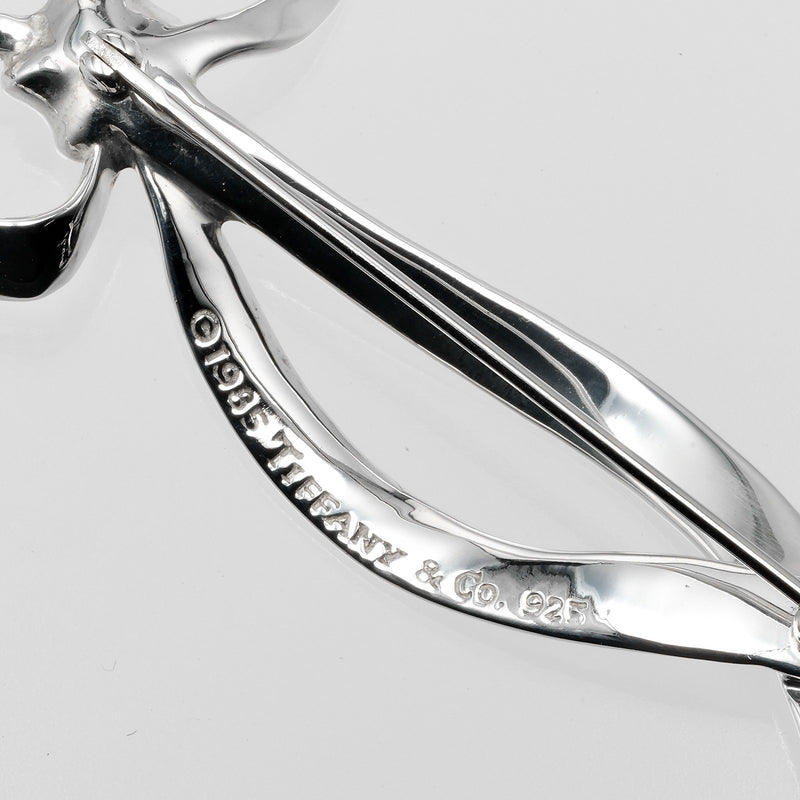 [TIFFANY & CO.] Tiffany 
 Ribbon brooch 
 Silver 925 about 16g Ribbon Ladies A Rank