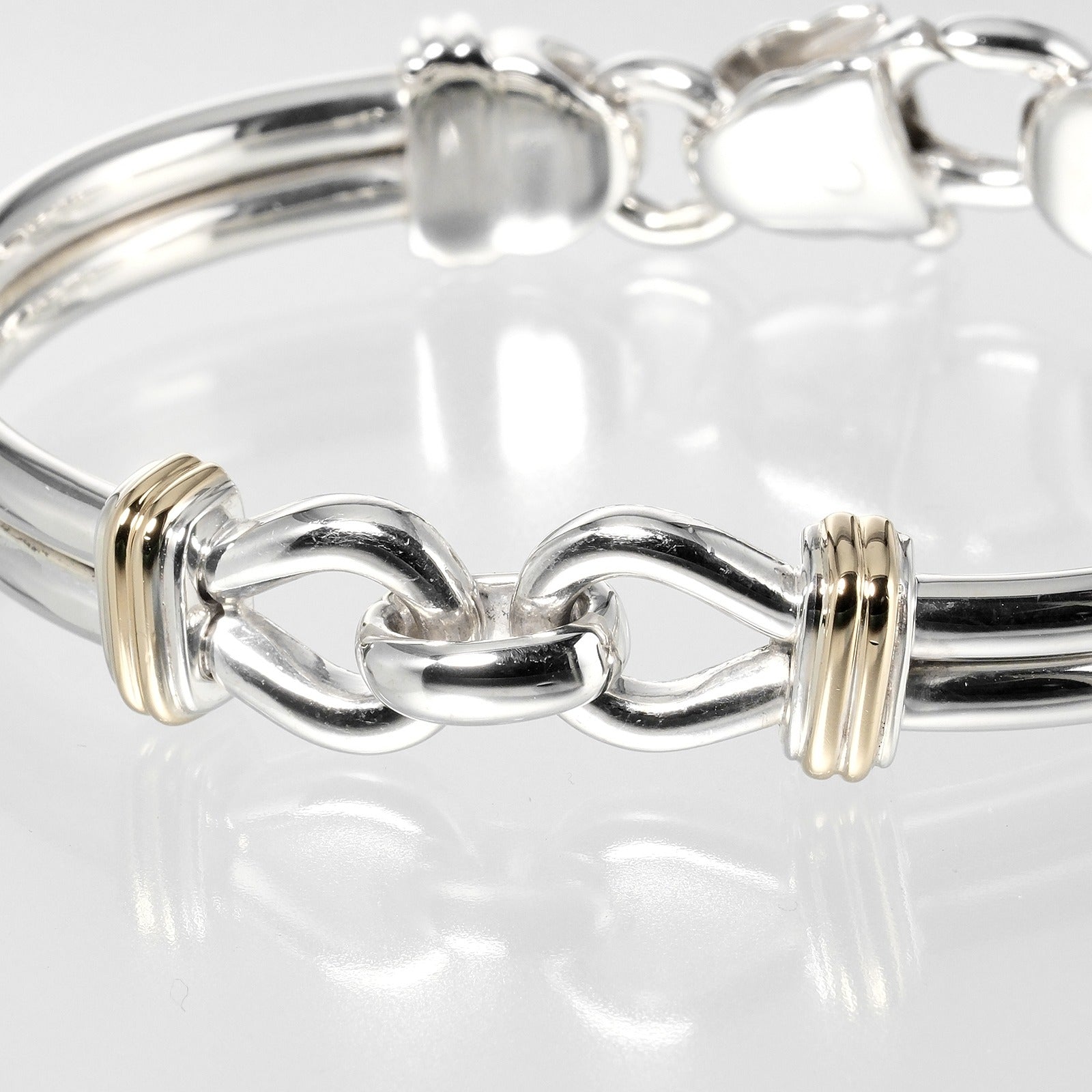 TIFFANY&Co.】ティファニー ダブル ループ ブレスレット バングル
