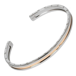 BVLGARI バングル ブルガリ・ブルガリ シルバー レザー 美品 未使用 BVLGARI 【A01695】BVLGARI ブルガリ トゥボガス オニキス METAL