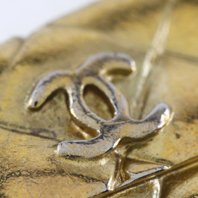 [CHANEL] Chanel 
 Bag motif brooch 
 Coco Mark Matrasse Gold plating 29 engraved about 19g Bag Motif Ladies