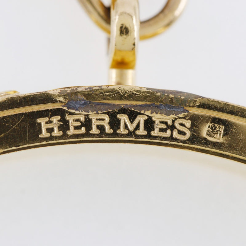 [Hermes] Hermes 
 Brazalete kelly 
 Kadena Gold Plating x Lizard Red alrededor de 30.1G Kelly Bangle Damas
