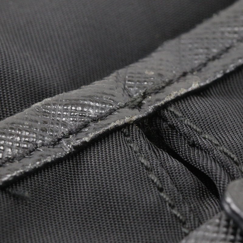 [PRADA] Prada 
 Triangle logo shoulder bag 
 Nylon black diagonal hanging A4 fastener TRIANGLE LOGO Ladies A-Rank