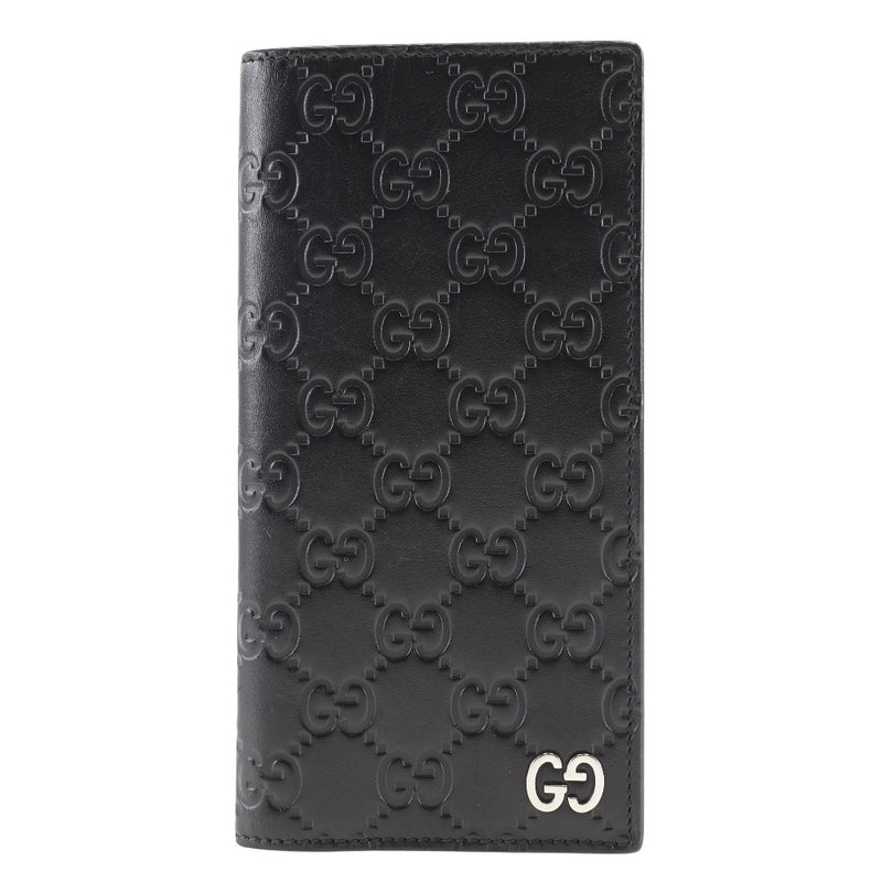 [Gucci] Gucci 
 GG Watari 
 473920 Shima Leather Black Open GG Men's