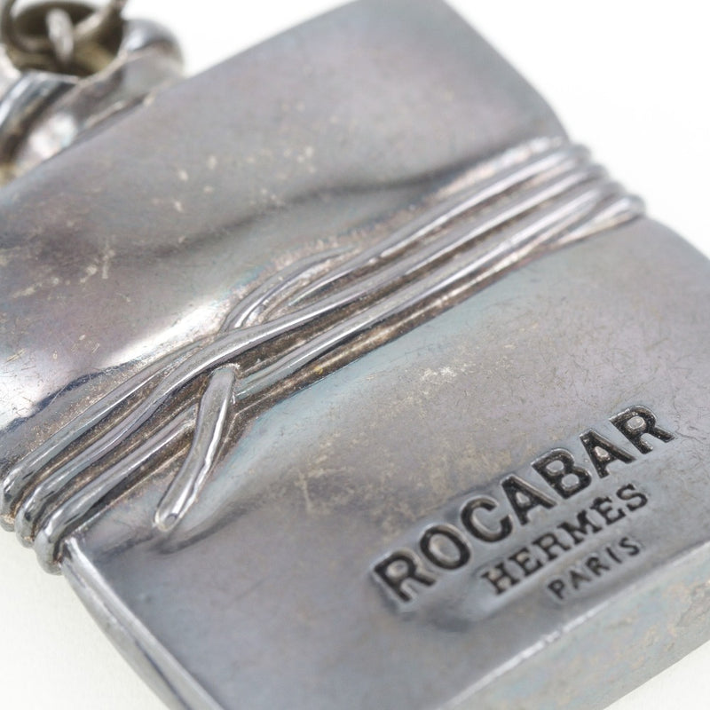[HERMES] Hermes 
 Rocavar charm 
 Vintage metal silver ROCABAL unisex