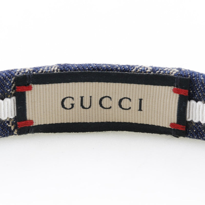 【GUCCI】グッチ
 カチューシャ その他アクセサリー
 ダブルG GGキャンバス デニム Katyusha レディースA-ランク