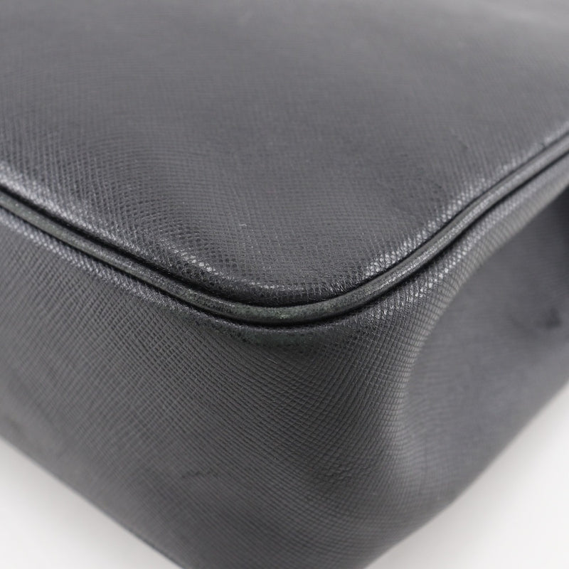 [Salvatore Ferragamo] Salvatore Ferragamo 숄더백 숄더백 AF-21 9284 가죽 검은 어깨 자석 유형 어깨 가방 여성