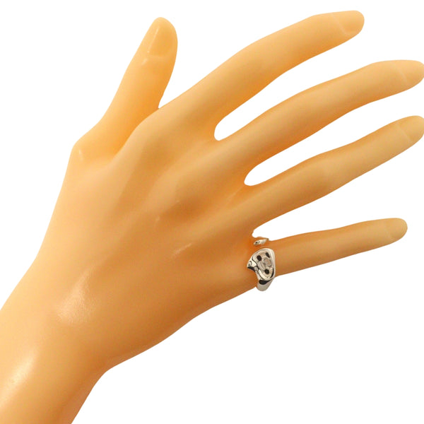 [Tiffany＆Co。]蒂法尼 
 全心11戒指 /戒指 
 Elsa Peletti Silver 925大约4.5克全心女士A级
