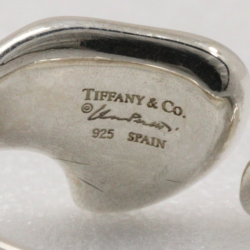[Tiffany & co.] Tiffany 
 Corazón completo No. 11 Anillo / anillo 
 Elsa Peletti Silver 925 aproximadamente 4.5g Heart Heart Ladies A-Rank