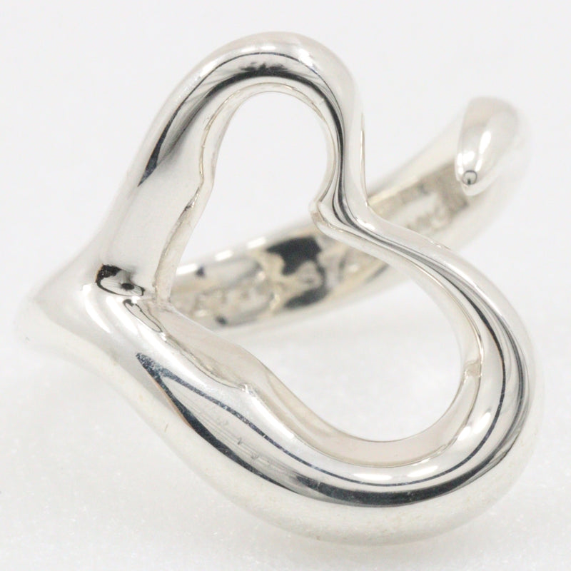 [Tiffany & co.] Tiffany 
 Corazón abierto No. 8.5 Anillo / anillo 
 Elsa Peletti Silver 925 alrededor de 6.0 g de corazón abierto Damas A-Rank