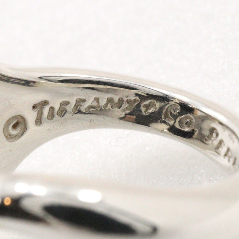 [Tiffany＆Co。]蒂法尼 
 开放式8.5戒指 /戒指 
 Elsa Peletti Silver 925约6.0克开放心女A级