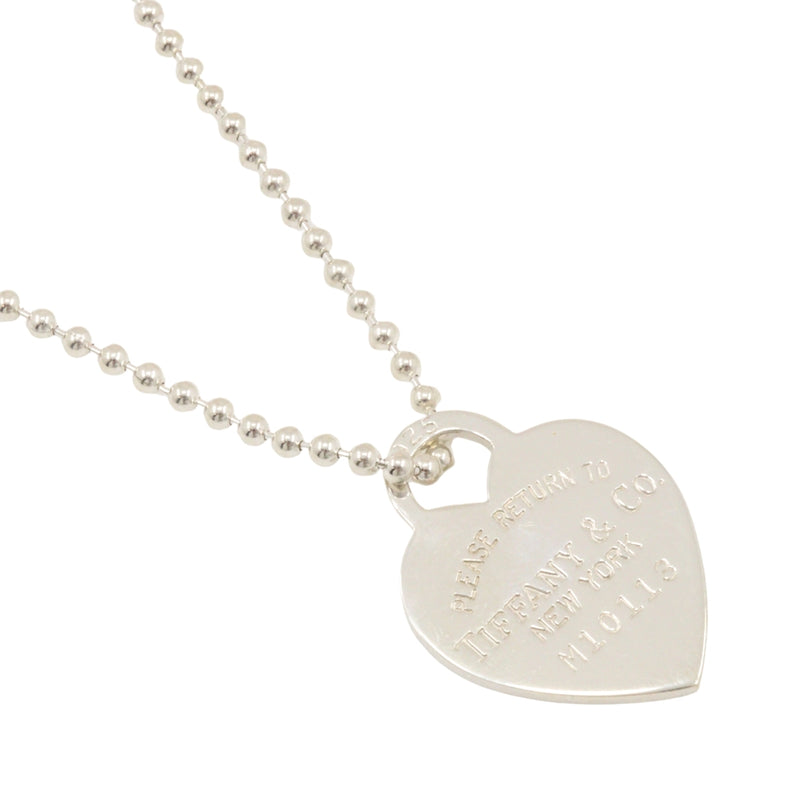[TIFFANY & CO.] Tiffany 
 Rettonuti Fanny Necklace 
 Heart Tag Ball Chain Silver 925 M10113 Stamp Approximately 22.5g Return to Tiffany & Co. Ladies