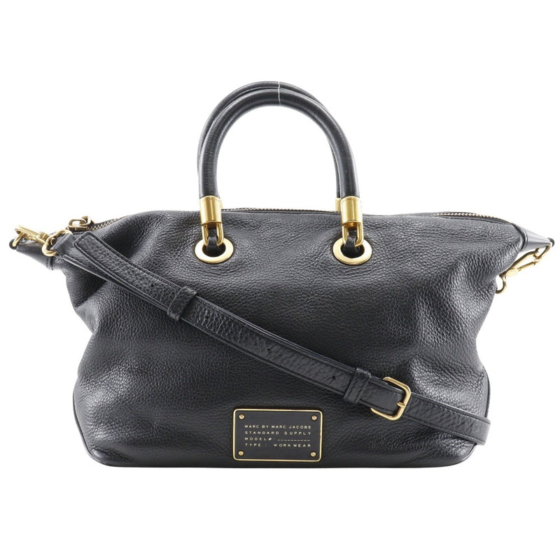 【MARC BY MARC JACOBS】マークバイマークジェイコブス
 2WAYショルダー ハンドバッグ
 M0007537 レザー 黒 斜め掛け 肩掛け 手提げ 2way A5 ファスナー 2WAYShoulder レディース