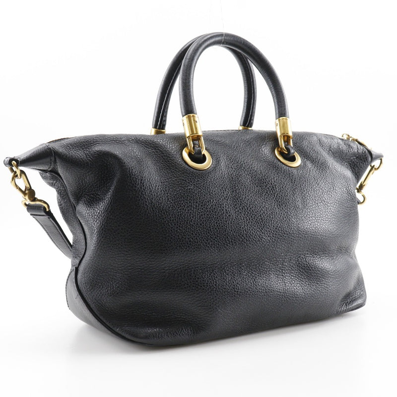 【MARC BY MARC JACOBS】マークバイマークジェイコブス
 2WAYショルダー ハンドバッグ
 M0007537 レザー 黒 斜め掛け 肩掛け 手提げ 2way A5 ファスナー 2WAYShoulder レディース