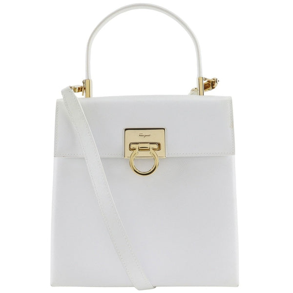 【Salvatore Ferragamo】サルヴァトーレフェラガモ ガンチーニ ハンドバッグ
 AQ-21 0160